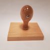 Gummistämpel med trähandtag, storlek 100x70mm