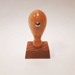 Gummistämpel med trähandtag, storlek 40x30mm